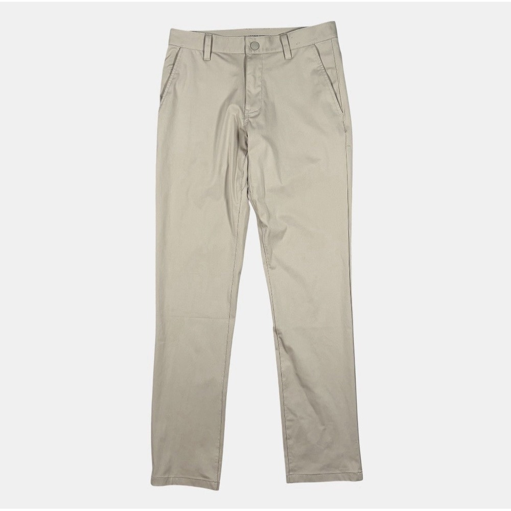 Rhone Men's Sz 28x30 Commuter Performance Golf Pants Straight Leg Tan Beige